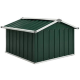 Garden Robot Lawnmower Shed 92x97x63 cm Galvanised Steel Green 150907