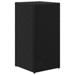 ZNTS Garden Planters 2 pcs Black 30x30x60 cm Poly Rattan 3210516