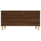 Coffee Table Brown Oak 90x44.5x45 cm Engineered Wood 819587