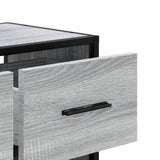 TV Cabinet Grey Sonoma 60x31x39.5 cm Engineered Wood and Metal 848912
