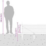 Welded Wire Fence with Spikes 50 x 0.5 m 3353261