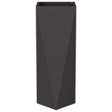Planter 2 pcs Black 30 x 30 x 75 cm Steel 883767