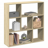 Room Divider Bookcase Sonoma Oak 102x29x103.5 cm Engineered Wood 858050