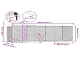 Outdoor Dog Kennel with Roof Silver 6x2x2.5 m Galvanised Steel 3190467