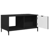 Coffee Table Black Oak 90 x 49 x 46 cm Engineered Wood 883445
