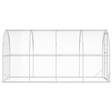 Chicken Coop Silver 400 x 200 x 200 cm Galvanised Steel 3434676