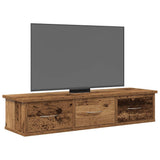 Wall Cabinet Old Wood 88x26x18,5 cm Engineered Wood 855860