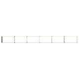 Raised Garden Bed Ivory 480 x 40 x 24 cm cold-rolled steel 8006370