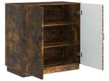 Sideboard Smoked Oak 66 x 34.5 x 87 cm Engineered Wood 895280