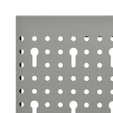Wall-mounted Peg Boards 3 pcs 40x58 cm Steel 145349
