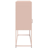 ZNTS Sideboard Pink 100.5x39x107 cm Cold-rolled Steel 853417