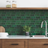 Decorative Stickers 50 pcs Dark Green 29 x 21 cm 42021238