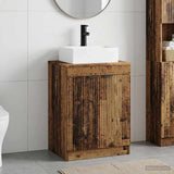 Bathroom Furniture Set Old Wood Engineered Wood 3404248