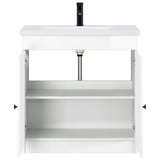 Bathroom Furniture Set High Gloss White 78.5 x 37.5 x 81 cm 3404138