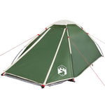 ZNTS Camping Tent Dome 4-Person Green Waterproof 94769