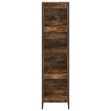 Book Cabinet Smoke Oak 40 x 30 x 155 cm Engineered Wood 886374