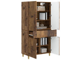 Cabinet Set 2 pcs 66 x 34.5 x 90 cm Engineered Wood 3416590