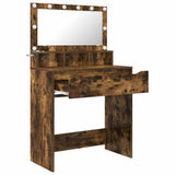 Bedroom Dressing Tables Smoked Oak 80 x 39.6 x 135 cm 888972