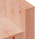 Garden Sofa Natural Wood Solid Douglas Fir Wood Single Durable 832368