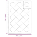 Quilts & Duvets White 155 x 220 cm Polyester 42007788