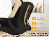 Draughtsman Chair, Mesh Drafting Chair, Ergonomic Office Chair with Flip-up Armrest, Adjustable Foot T3398P344745