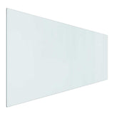 Fireplace Glass Plate Transparent 120 x 50 cm Glass 353860