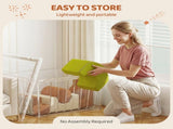 Toddlers Climbing Toys, 5-Piece Foam Climbing Blocks with Non-Slip Bottom, Washable Cover for T3398P548747