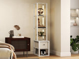 Bathroom Storage Cabinet-White 37449833