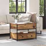 Coffee Table Old Wood 70 x 50 x 54.5 cm Engineered Wood 883048