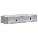 Wall-Mounted Side Table Grey Sonoma 87.5 x 34.5 x 17 cm 899181