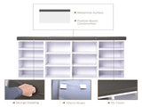 Multi-Storage Shoe Rack w/ 14 Compartments Cushion Moving Shelves Solid Frame Foot Pads Home Office T3398P329948