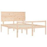 Senior Bed without Mattress 160x200 cm Solid Wood 3195491