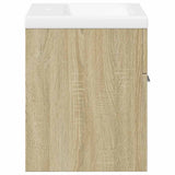 2 Piece Bathroom Furniture Set Sonoma Oak Engineered Wood 3324982