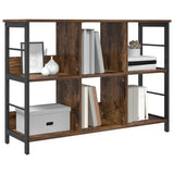 Bookshelf Smoked Oak 102 x 32 x 72.5 cm Engineered Wood 884014