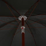 Garden Parasol Anthracite Polyester, Steel Large 47805