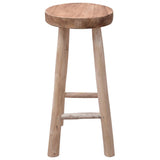 244545 Bar Stool Solid Teak Wood