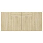 ZNTS Sideboard Sonoma Oak 160x36x75 cm Engineered Wood 3074930