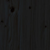 Garden Planter Black 62x50x57 cm Solid Wood Pine 825209