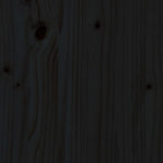 3 Piece Garden Bar Set Black Solid Wood Pine 3157767