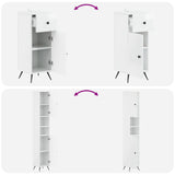 3 Piece Bathroom Cabinet Set BREDA Engineered Wood 3417886