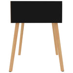 ZNTS Bedside Cabinet High Gloss Black 40x40x56 cm Engineered Wood 326809