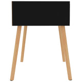 ZNTS Bedside Cabinet High Gloss Black 40x40x56 cm Engineered Wood 326809