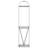 Log Holder Wood Look 40x45x170 cm Galvanised Steel 364578