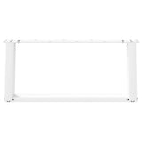 Coffee Table Legs U-Shaped 2 pcs White 70x cm Steel 4012753