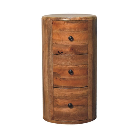 Oak-ish Drum Chest IN3603