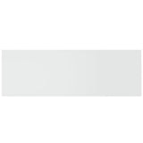 Bed Headboard with Cabinets White Engineered Wood 3115748