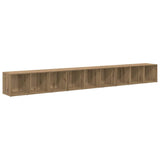 TV Cabinet Set Wall-mounted 3 pcs Artisan Oak 37 x 35 x 107 cm 3393554