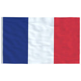 France Flag and Pole 5.55 m Aluminium 3147123