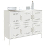 ZNTS Sideboard White 100.5x39x79 cm Steel 843101