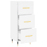 Sideboard White 34.5x34x90 cm Engineered Wood 828580